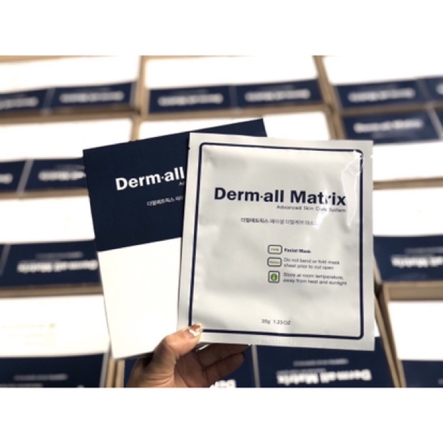 Mặt nạ Derm All Matrix Facial Dermal care mask Hàn Quốc.