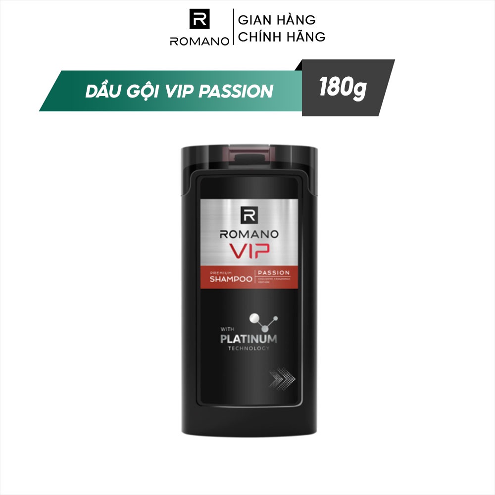 Dầu gội cao cấp Romano Vip 180g Passion