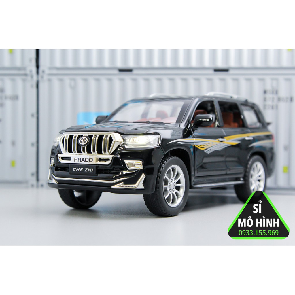 [ Sỉ Mô Hình ] Xe mô hình SUV Toyota Prado mở hết cửa 1:24