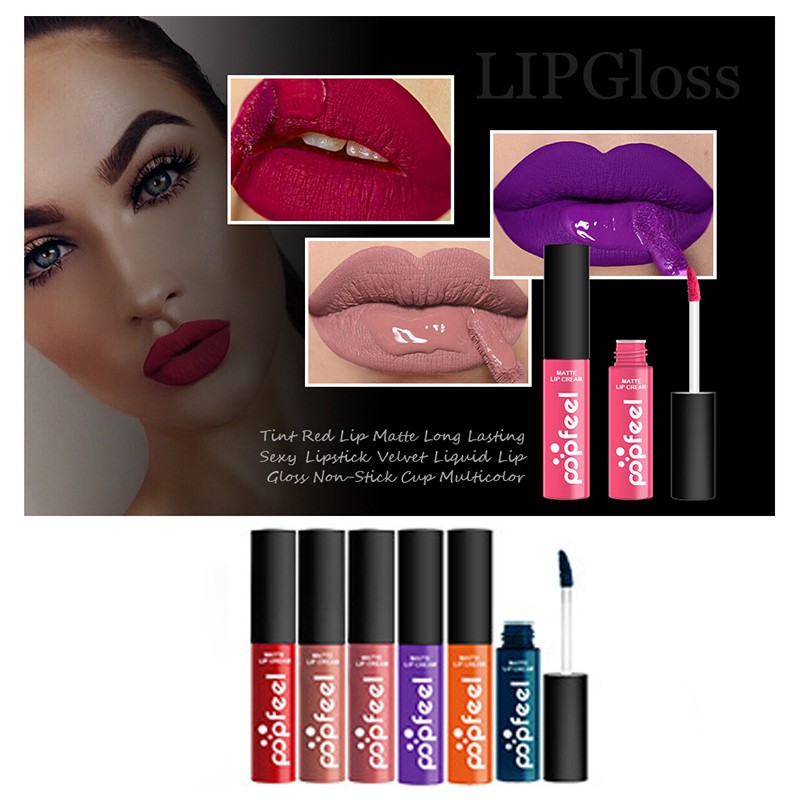 [Hàng mới về] Bộ mỹ phẩm dùng trang điểm PopFeel kèm túi đựng | BigBuy360 - bigbuy360.vn