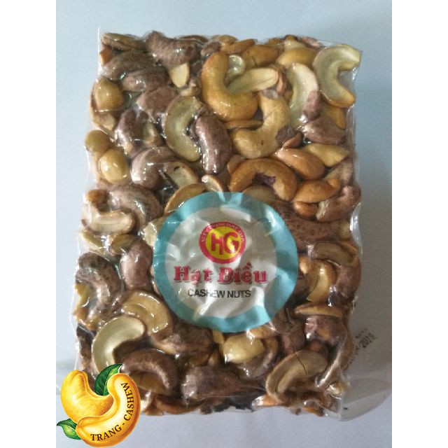 [GIÁ SỈ] 500gr hạt điều rang muối vỏ lụa loại vỡ - ÉP CHÂN KHÔNG (EP500) | BigBuy360 - bigbuy360.vn