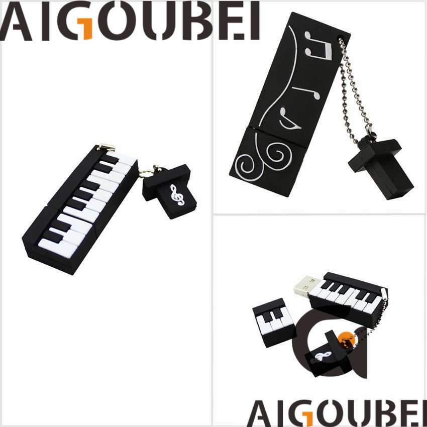 [Spot &amp; COD] Đĩa flash USB 2.0 tốc độ cao Silicone đàn Piano tinh tế Đĩa flash USB dễ thương 1GB 2GB 4GB 8GB 16GB 32GB 64GB 128GB U Disk