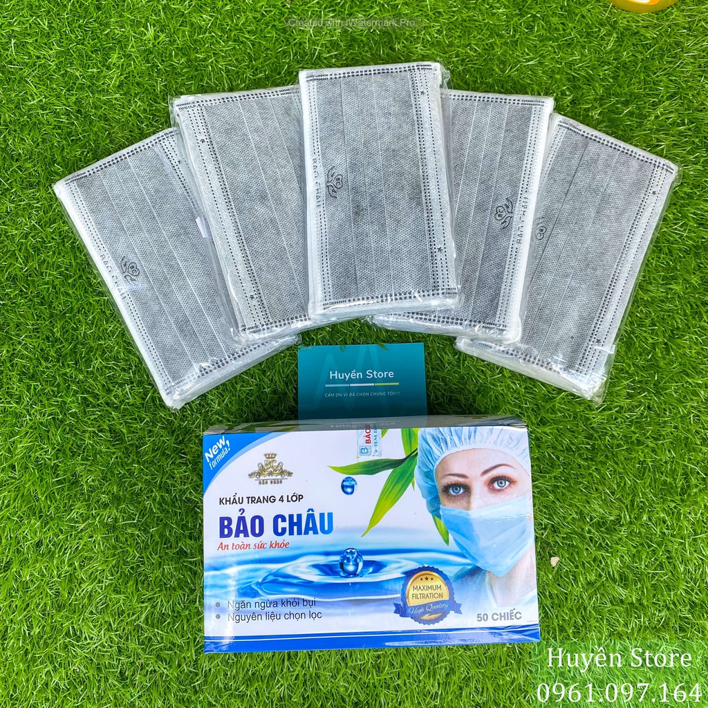 [GIÁ SỈ] Khẩu trang y tế 4 Lớp (Hộp 50 cái)