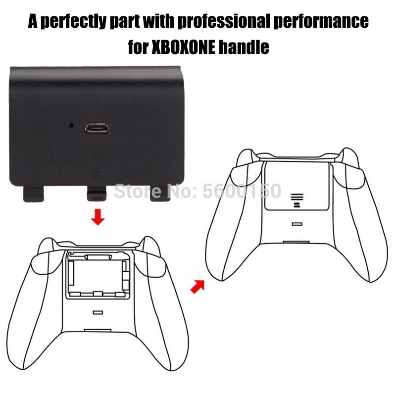 Bộ Pin Sạc Lithium 2400mAh + Kèm Cáp Sạc USB Thay Thế Cho Bộ Điều Khiển Không Dây Microsoft XBOX