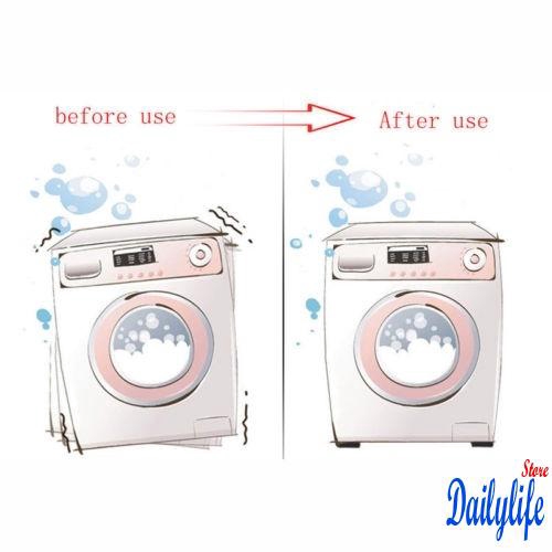 .IA-Home Supplies Desk Corner Mattress Washing Machine Shockproof Pad Black