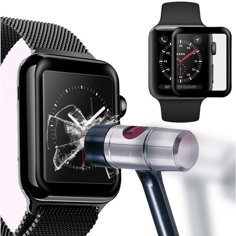 Miếng Dán Bảo Vệ Màn Hình Cong 3D Cho Đồng Hồ Thông Minh Apple Watch Series 7 6 SE 5 4 3 45mm 41mm 44mm 38mm 40m 42mm