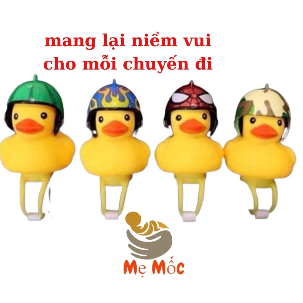 Vịt Đội Mũ Bảo Hiểm, Vịt Vàng Gắn Xe Shop Mẹ Mốc Đồ Chơi Trẻ Em Người Lớn Đều Chơi Được ,VBH