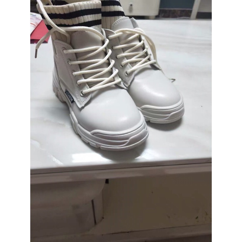 Boot cổ len bé gái và mẹ oder 10 ngày sẵn đen 30