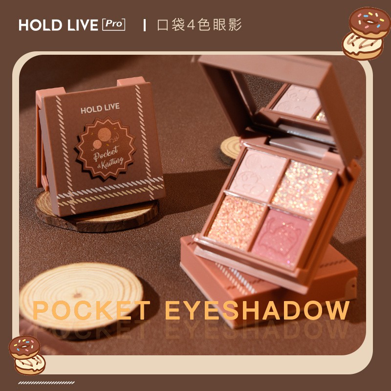 Bảng phấn mắt 4 Ô Màu HOLDLIVE Yue Mu Impression Eyeshadow Palette HL473 [ HOLDLIVE ]