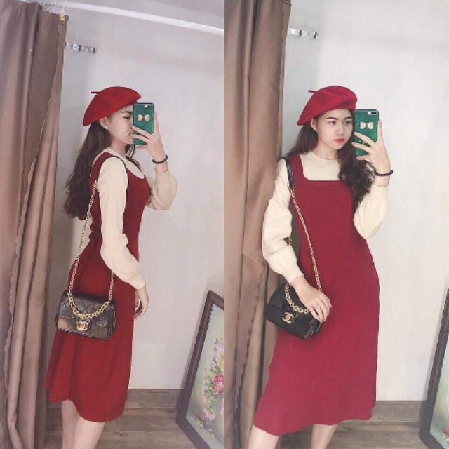 🔝 VÁY LEN XOÈ PHỐI TAY💞