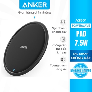 Sạc Nhanh Không Dây Anker PowerWave Pad 7.5 - A2501