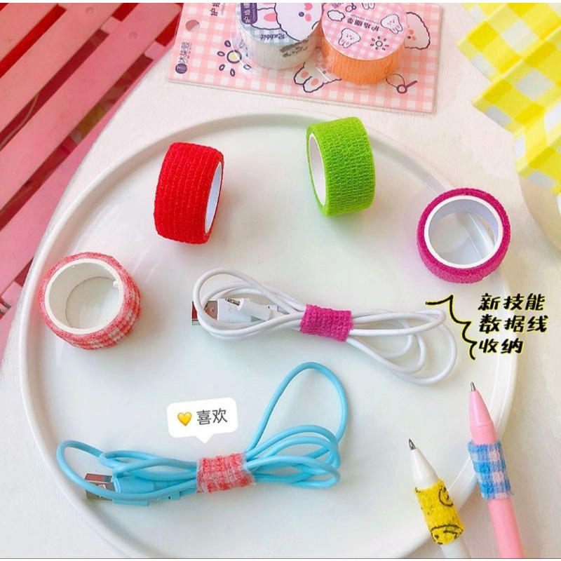 BĂNG DÍNH QUẤN TAY, CHÂN, KHỚP TỰ DÍNH CHỐNG MỎI, CHAI TAY KHI VIẾT VÀ TẬP THỂ THAO