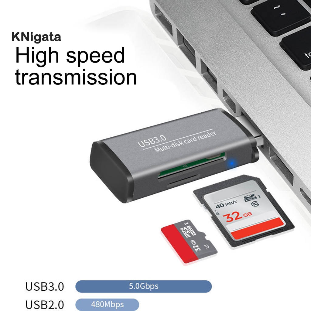 Đầu Đọc Thẻ Nhớ Usb 3.0 Cỡ Nhỏ Tiện Dụng Cho Máy Tính / Notebook / Laptop | BigBuy360 - bigbuy360.vn