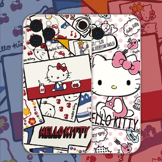 Ốp Lưng Phong Cách Hello Kitty Cao Cấp Cho Iphone 12 13 Iphone 7 8 Plus Se 2020 Iphone 11 Pro Max Iphone X Xr Xsmax