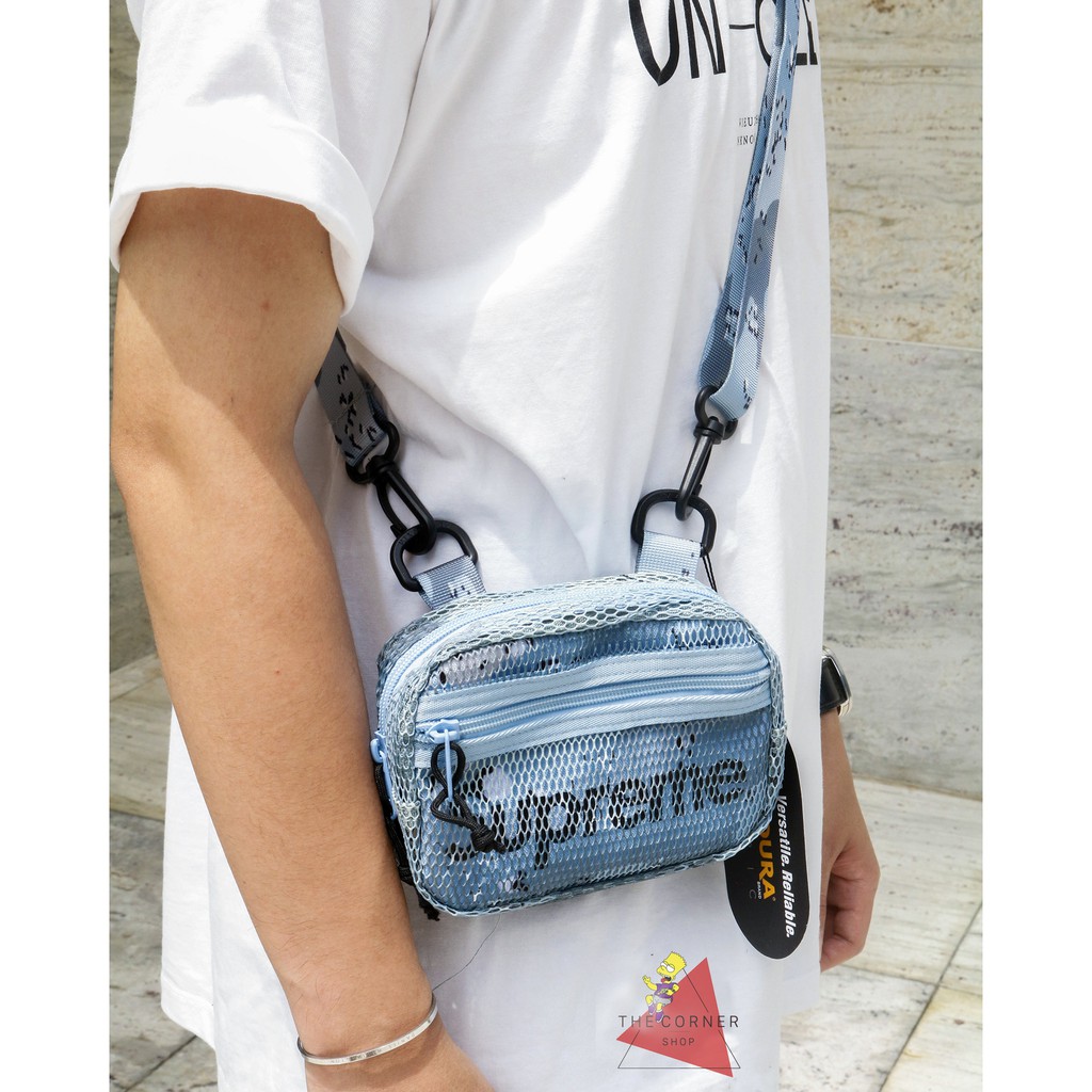Túi đeo chéo Supreme Ss20 - Supreme Small Shoulder Bag (đen/xanh/vàng/đỏ) [Ảnh thật]