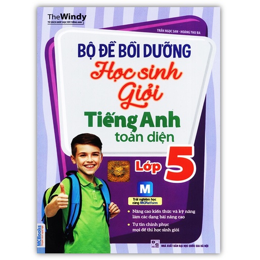 Sách - Bộ Đề Bồi Dưỡng Học Sinh Giỏi Tiếng Anh Toàn Diện Lớp 5 (MC)