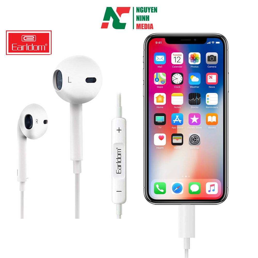 Tai Nghe Bluetooth Chân Lightning Earldom ET-E21 Cho iPhone, iPad