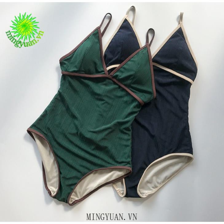 🍁 😷 10.10 Sale _ 🍀 9.9 2020 Áo tắm một mảnh nữ màu xanh hải quân đậm .. . . . 🍁 * | BigBuy360 - bigbuy360.vn