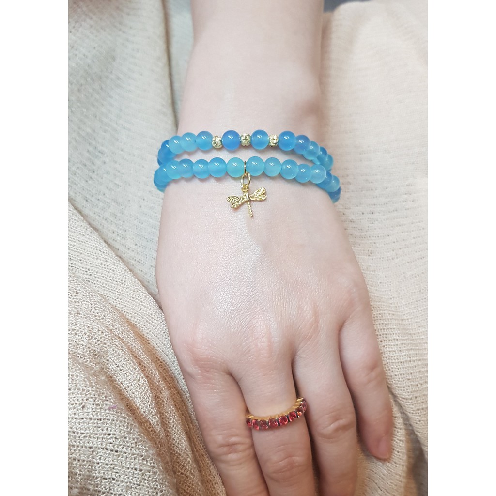 Vòng tay Phong thủy phối mix Charm Bạc 925 may mắn, tài lộc, bình an phù hợp TẤT CẢ các MỆNH - DẠNG QUẤN - Đủ size + Màu | BigBuy360 - bigbuy360.vn