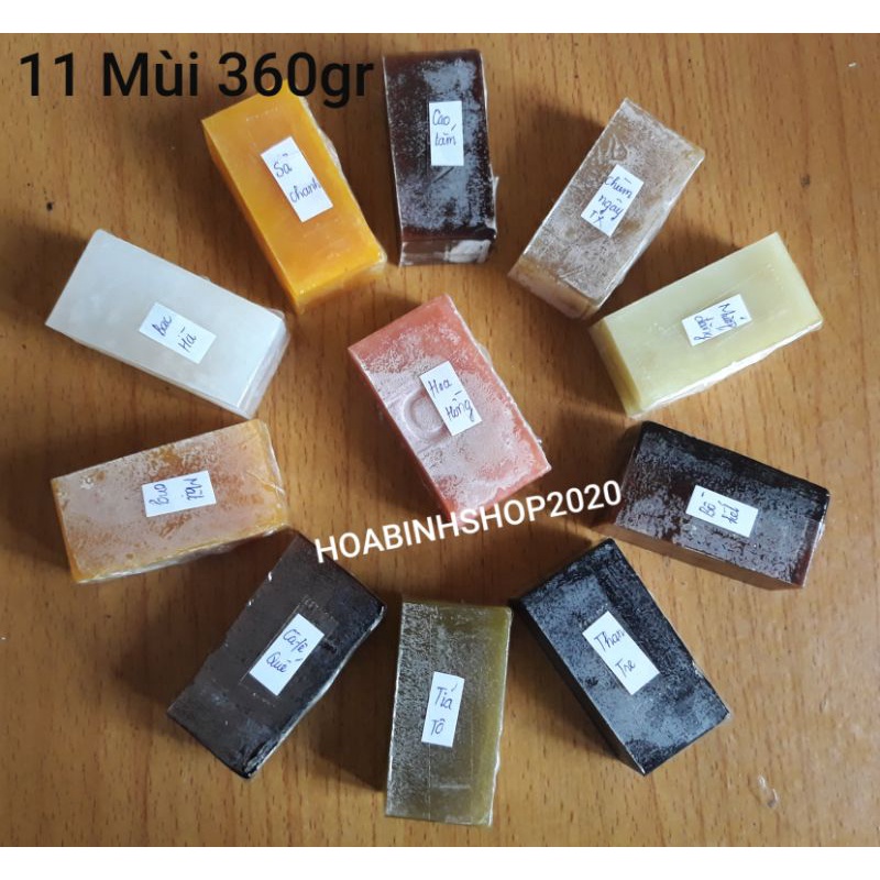 [CHÍNH HÃNG] Combo Trải Nghiệm 12 Mùi SOAP Xà Phòng Thảo Dược Sinh Dược (Tặng kèm 2 túi tạo bọt)