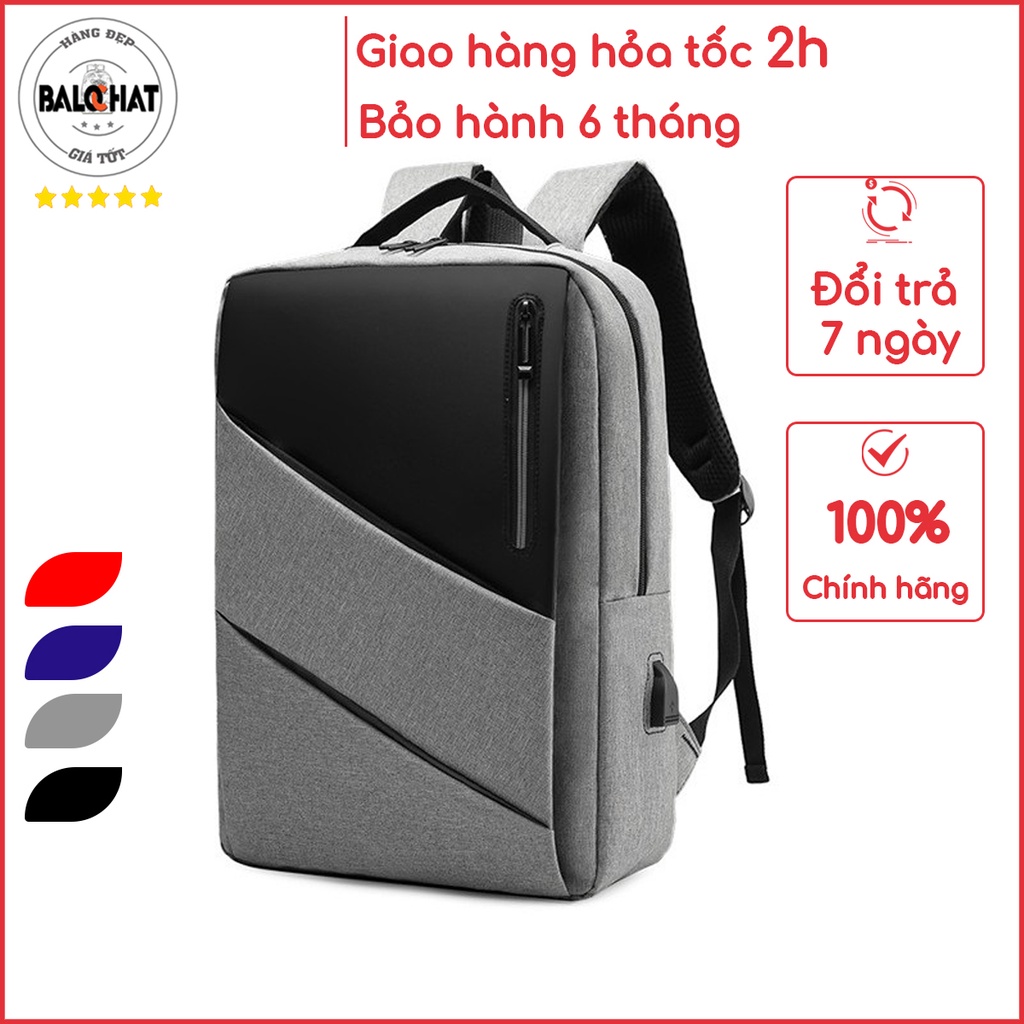 Balo giá rẻ thời trang kiểu dáng gọn nhẹ, thích hợp với sinh viên, đựng vừa laptop 15.6 inch