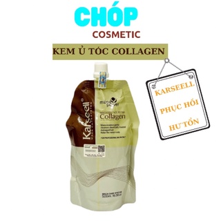 Kem ủ tóc karseell maca power collagen 500ml phục hồi hư tổn