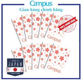 [ Lốc 10 Quyển ] Vở kẻ ngang có chấm ⭐ 80 Trang ⭐ Rain Of Sakura NB-BSKR80 Campus