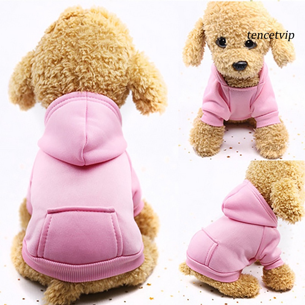 Áo hoodie hai lớp có túi thời trang thu đông cho thú cưng