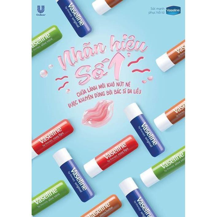 SON DƯỠNG MÔI CHỐNG NẮNG VASELINE LIP THERAPHY SPF15 DẠNG THỎI