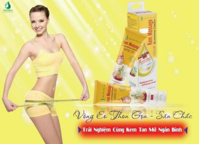 Kem gừng ớt Ngân Bình - đánh tan mỡ bụng