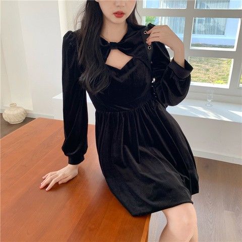 Đầm Ngắn Tay Xinh Xắn Cổ Điển Kiểu Pháp Dành Cho Nữ | BigBuy360 - bigbuy360.vn