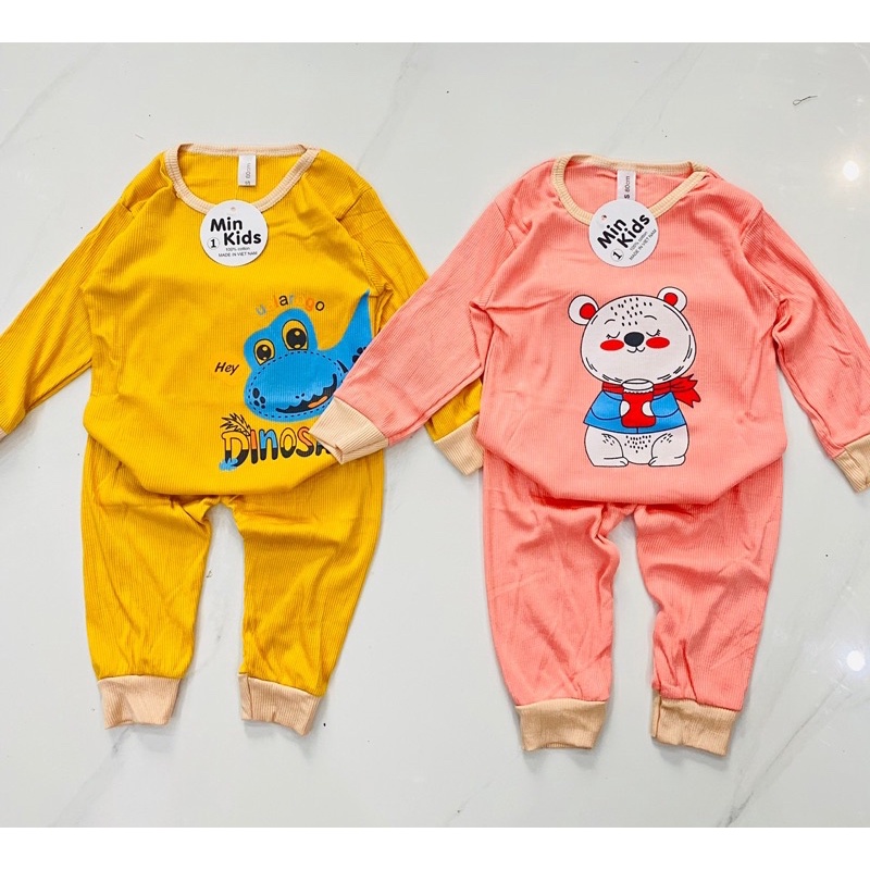 combo 4b thun lạnh dài+1b tăm dài tay