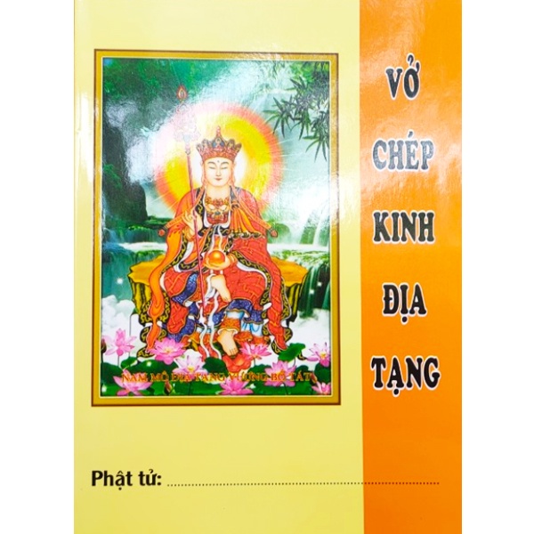 Sách - Combo Kinh Địa Tạng Bồ Tát Bổn Nguyện  + Vở Chép Tay Kinh Địa Tạng