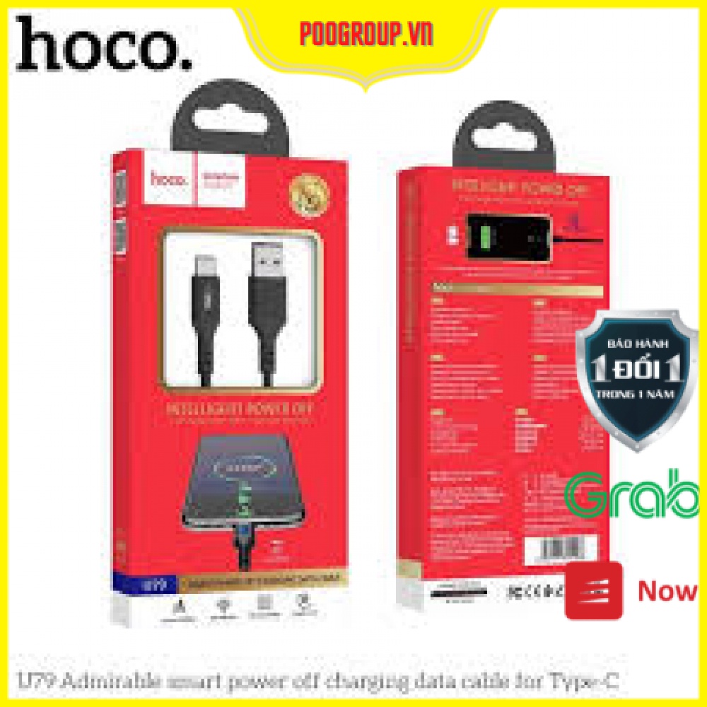 [🔥 Chính Hãng] Cáp sạc hoco u79 ip / micro / typeC chống cháy thông minh - BH lỗi 1 đổi 1 poogroup