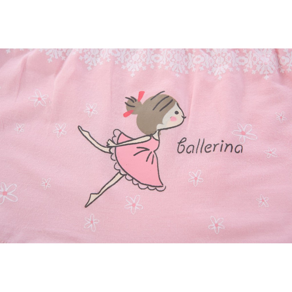 Combo Hộp 4 quần lót dạng đùi vải cotton Hàn Quốc cho bé gái mẫu Vũ Công Ballerina
