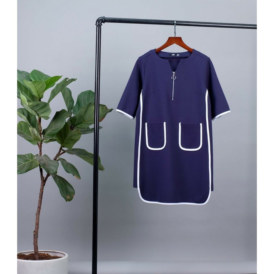Đầm xuất thun PC cotton size S M giá 160K