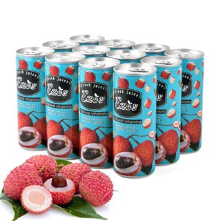 Nước Ép Vải Ezos lốc 12 lon