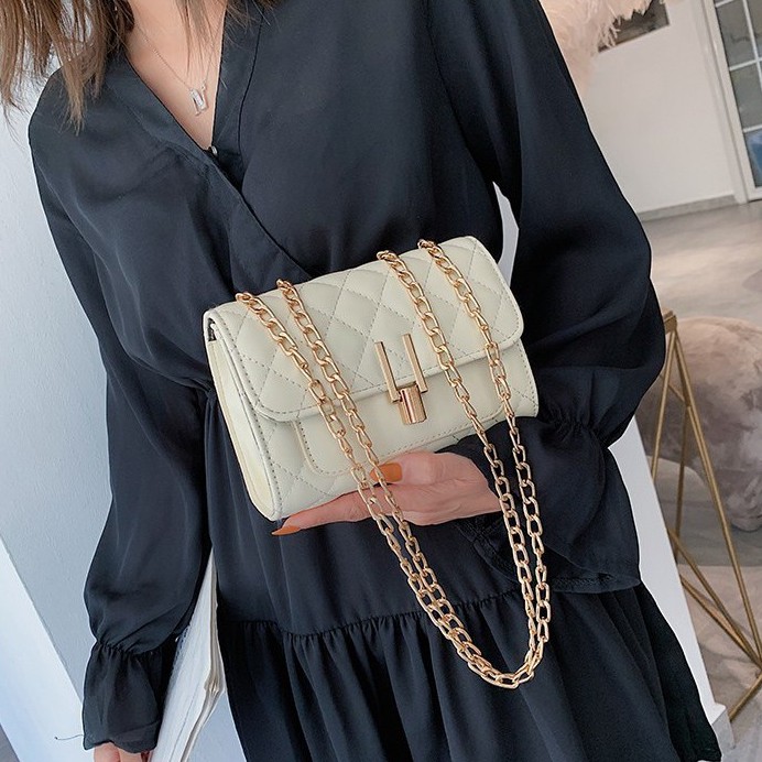 Túi đeo chéo nữ trần trám bút chì đẹp túi đeo vai hàn quốc đẹp cute cực xinh S1 T115