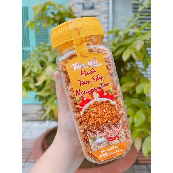 TÔM CHÁY MUỐI TỎI NGUYÊN CON &amp; MUỐI TÔM NHƯ Ý 400Gr