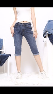 Quần jeans ngố nữ