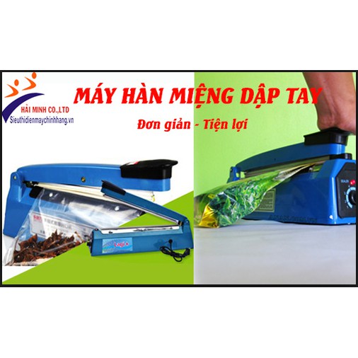 [GIÁ SỐC] MÁY HÀN MIỆNG TÚI NILONG, TÚI ZIP, DẬP TAY PFS 40cm SIÊU BỀN + Tặng kèm 1 Thanh Dây Hàn