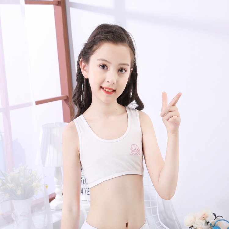 Áo lá cho bé gái, áo lá học sinh không đệm chất co giãn thoáng mát từ 30-50kg