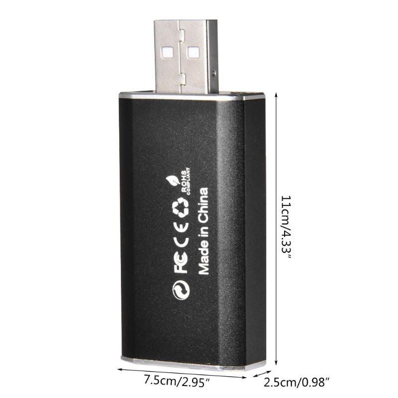 Thẻ Ghi Hình Video USB2 0 Mini Di Động Tiện Dụng Cho Máy Ảnh