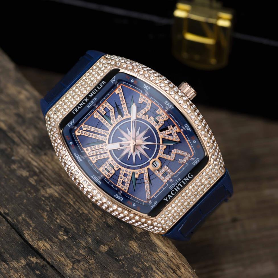 Đồng hồ nam Frank Muller - Thiết kế full Đá sang trọng, tặng hộp và bảo hành 12 tháng shop108 | BigBuy360 - bigbuy360.vn