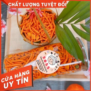 Bim bim que tăm đậu hà lan BepMom đồ ăn vặt Sài Gòn 350g