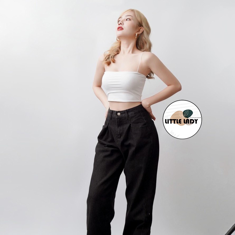 Áo Hai Dây Croptop Kiểu Ôm Body Chất Thun "Áo 2 DÂY" | BigBuy360 - bigbuy360.vn