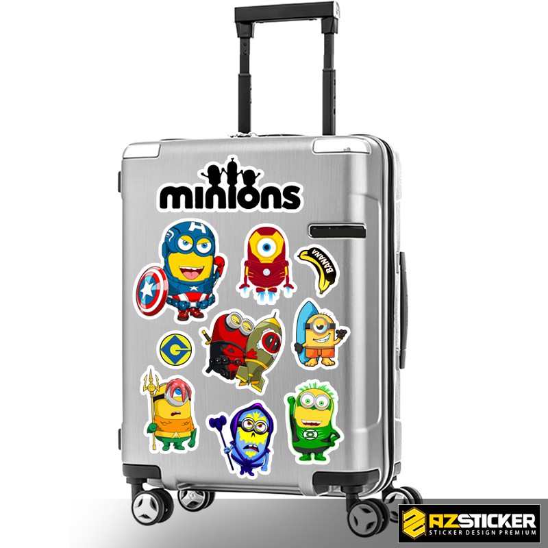 Bộ Sticker Minion Cute Dán Nón Bảo Hiểm , Dán Laptop , Dán Vali , Dán Điện Thoại , Dán Máy Tính Chống Thấm Nước