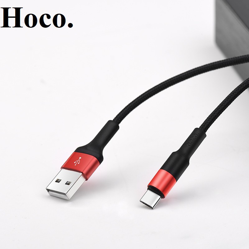 Cáp sạc nhanh Hoco X26 Micro Usb dây dù chống đứt cho Android