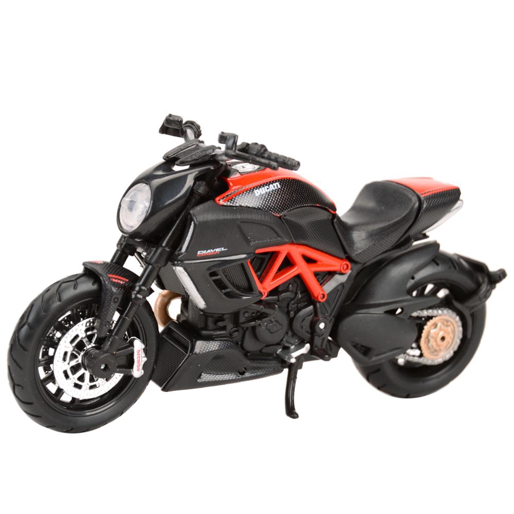 Maisto 1:18 Ducati Diavel Carbon Die Cast Đồ chơi mô hình tĩnh mô tô sưu tầm