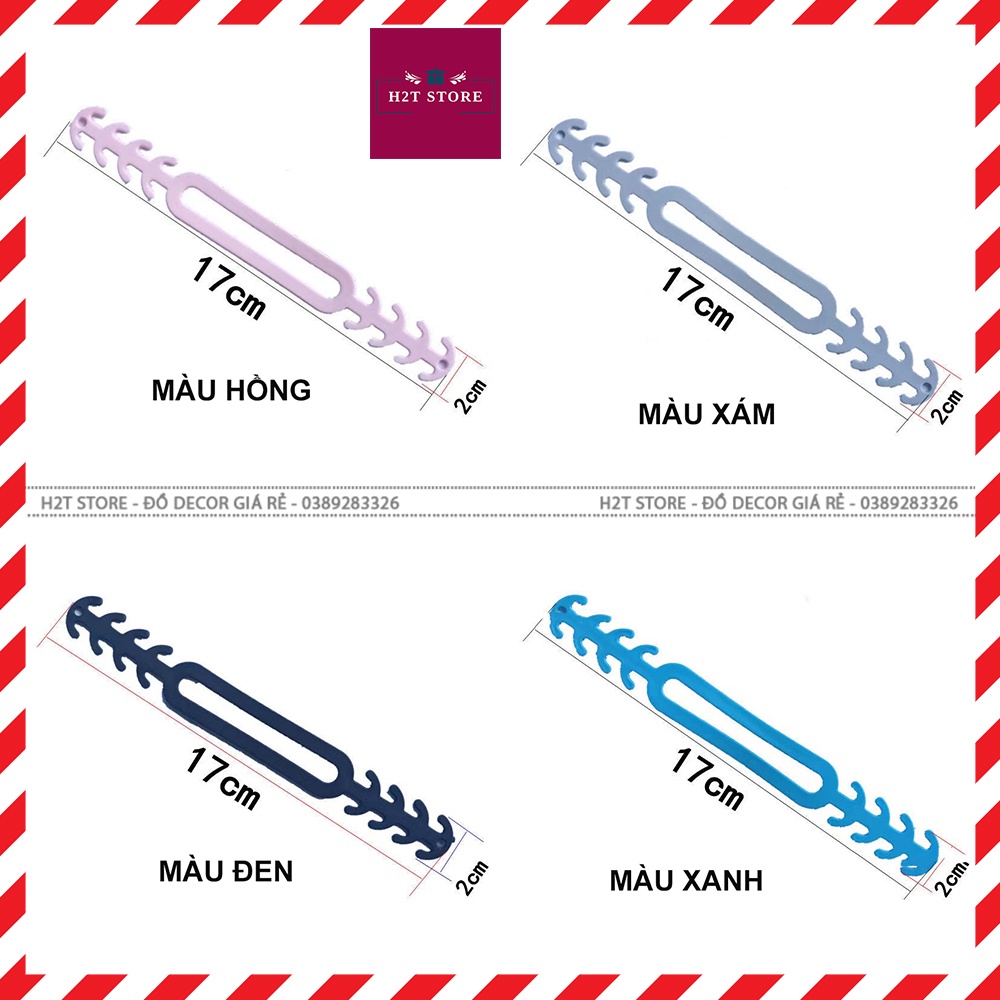 Móc đeo khẩu trang chống đau tai , dây đeo khẩu trang chống đau tai nhựa dẻo TPR cỡ lớn 17cm nhiều màu